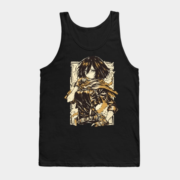 mikasa Tank Top by StevenBag